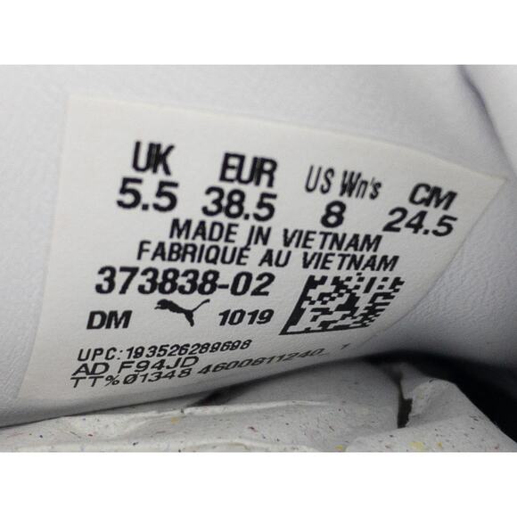 PUMA Cali Hacked Metallic Gold White Sneakers Women's size  8 - Picture 10 of 12